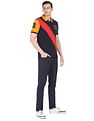 AD by Arvind Colour Block Sporty Polo Shirt