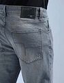 Flying Machine Freddie Slim Straight Fit Whiskered Jeans