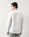 Arrow Vertical Striped Liberty Classic Fit Shirt