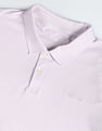 Calvin Klein Solid Cotton Liquid Polo Shirt