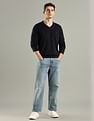 Tommy Hilfiger Solid Regular-Fit Cotton Sweater