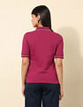 U.S. Polo Assn. Women Regular Fit Solid Polo Shirt