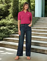 U.S. Polo Assn. Women Regular Fit Solid Polo Shirt