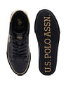 U.S. Polo Assn. Women Panelled Textured Lace Up Alisson Sneakers