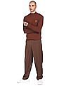 U.S. Polo Assn. High Neck Solid Sweater