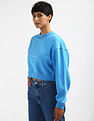 Calvin Klein Institutional Logo Mock Neck Sweatshirt