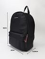 Tommy Hilfiger Solid Black Nylon Backpack