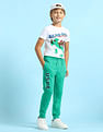 U.S. Polo Assn. Kids Boys Pure Cotton Solid Joggers