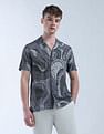 Flying Machine Abstract Printed Color Of Home Shirt