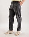 Calvin Klein Jeans Regular Fit Solid Mid Rise Trouser
