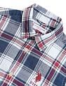 U.S. Polo Assn. Kids Boys Plaid Checked Regular Fit Shirt