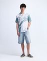 Flying Machine Abstract Pattern Regular Fit Shirt