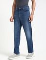 Tommy Hilfiger Light-Wash Slim-Fit Mid Rise Jeans