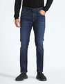 Flying Machine Slash Slim Tapered Fit Jeans