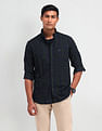 Arrow Sport Manhattan Slim Plaid Checked Shirt