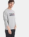 U.S. Polo Assn. Brand Embroidered Heathered Sweatshirt