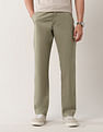 Arrow Sport Solid Dobby Autopress Flx Trousers
