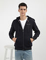 Tommy Hilfiger Solid Logo Hood Sweatshirt